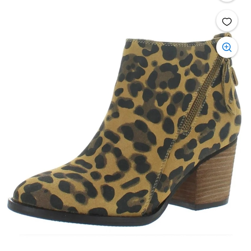 Leopard Print Ankle Booties